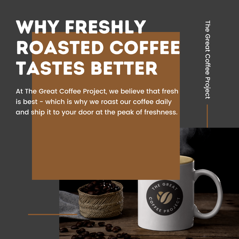 The Great Coffee Project: Why Freshly Roasted Coffee Tastes Better