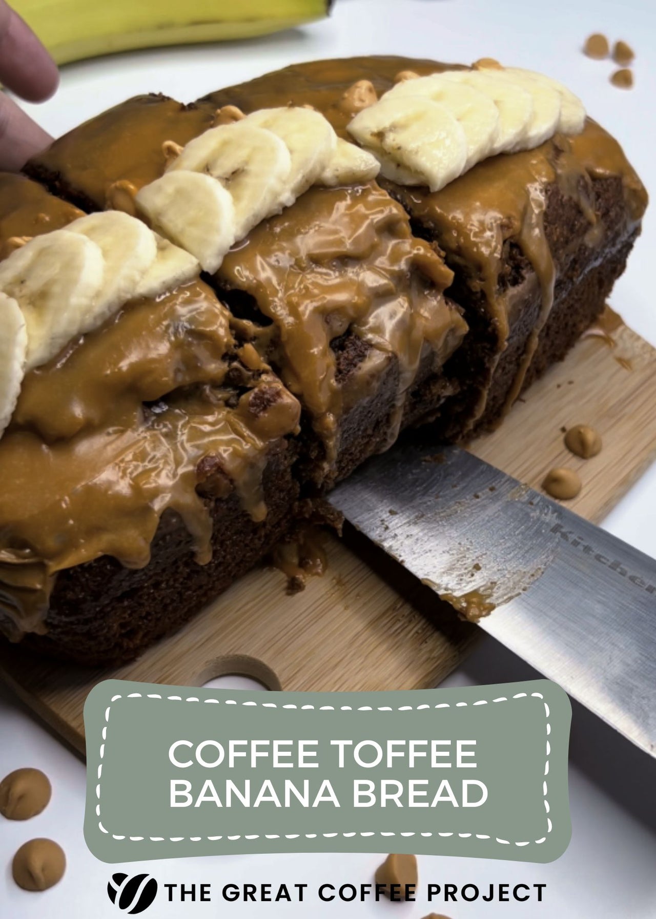 Coffee Toffee Banana Bread 